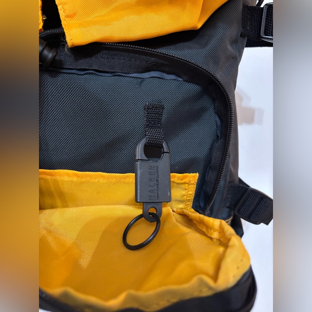 Kipling Hacker Gray/Yellow Laptop Computer Backpa… - image 7